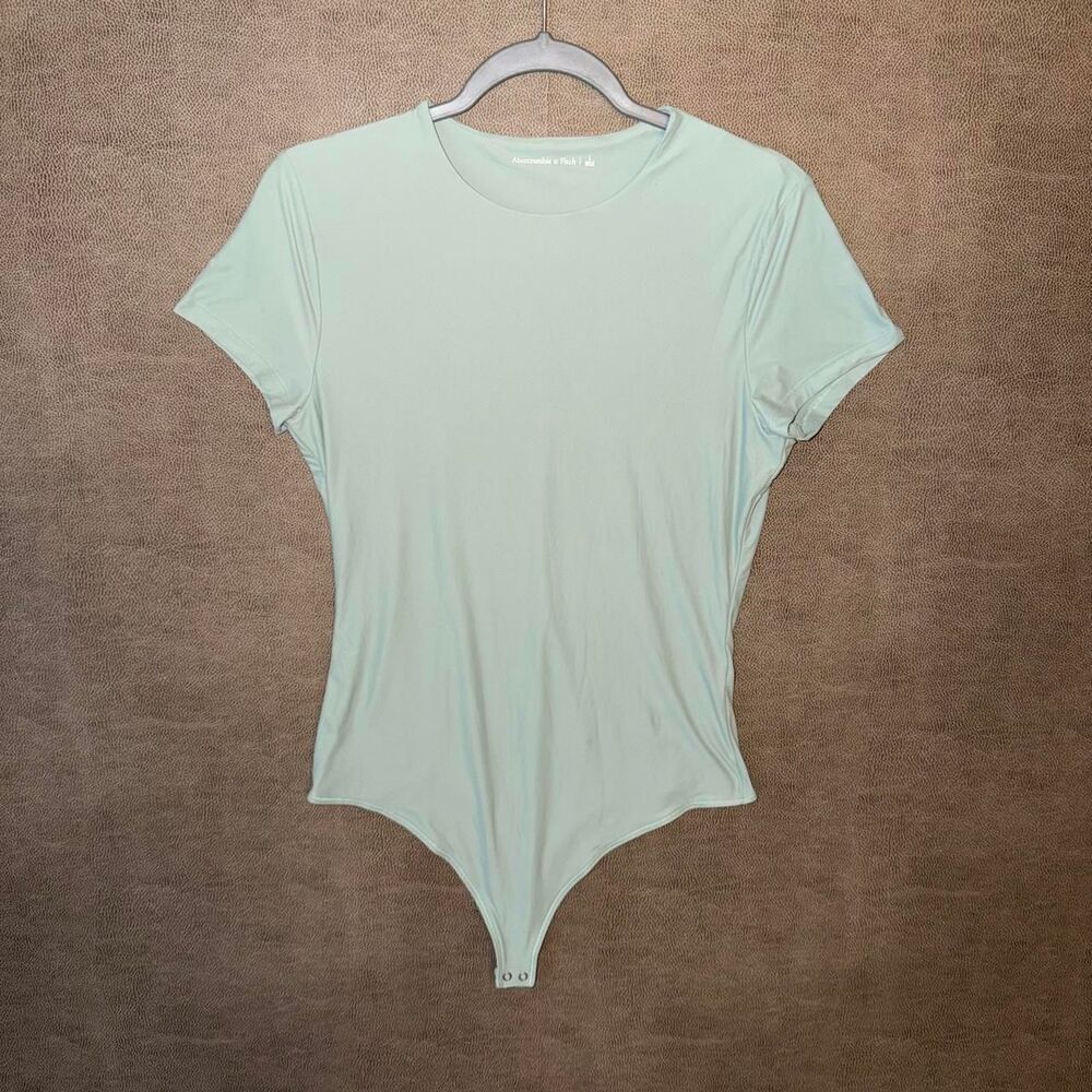 Abercrombie & Fitch sage green bodysuit in size L